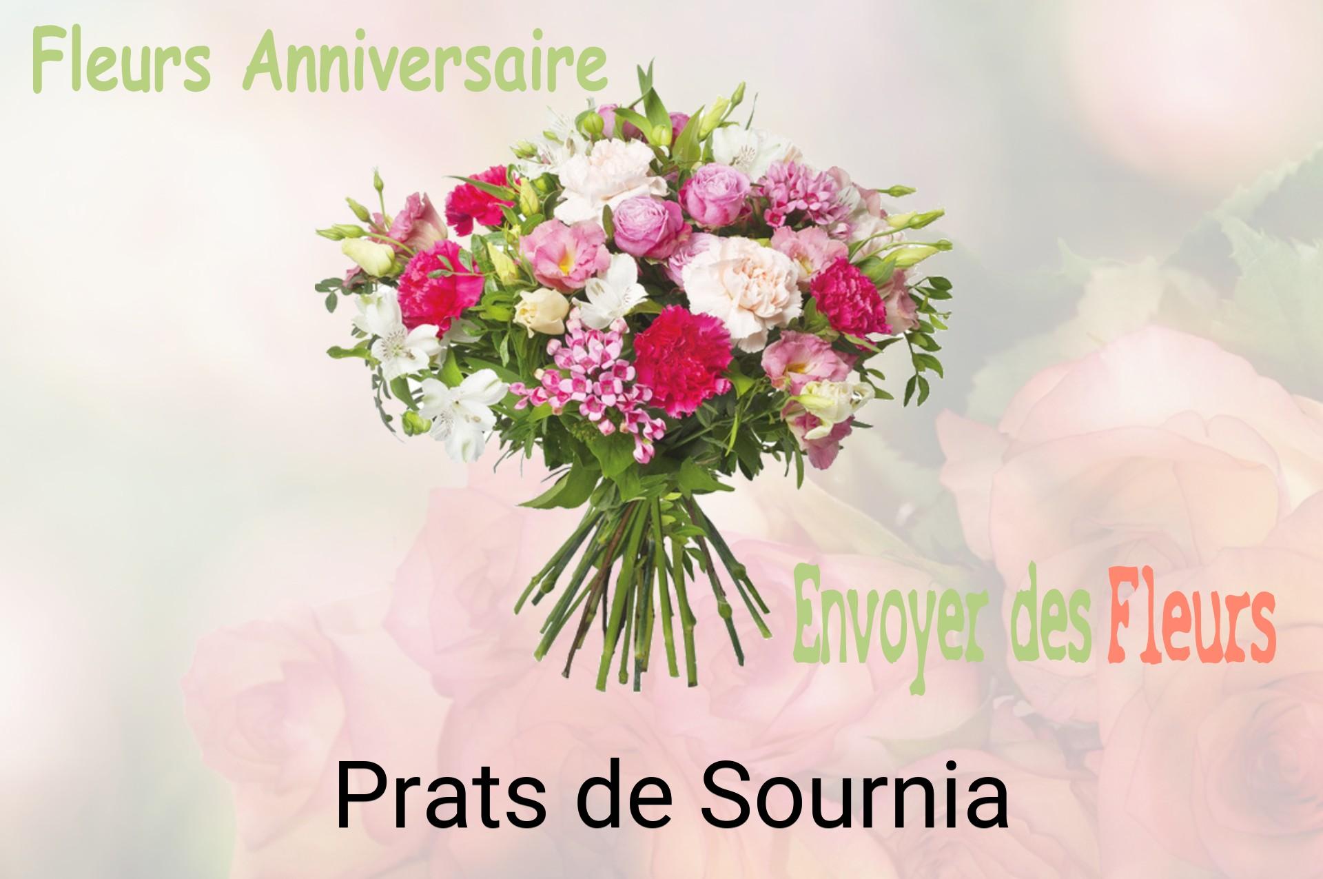 Bouquet de fleurs d’anniversaire livré à Prats-de-Sournia